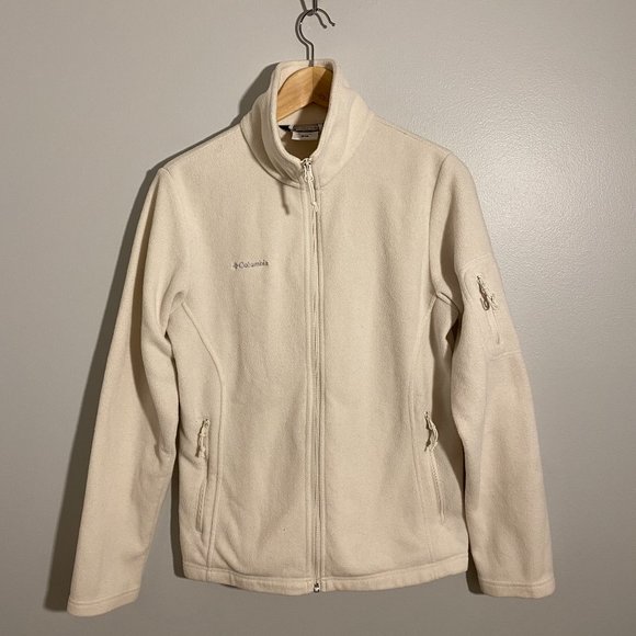 Columbia Fleece Zip Up Jacket Women's Size M - Picture 1 of 16